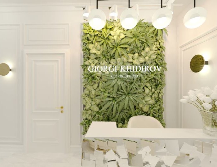 Beauty salon on Abashidze – Interior Design